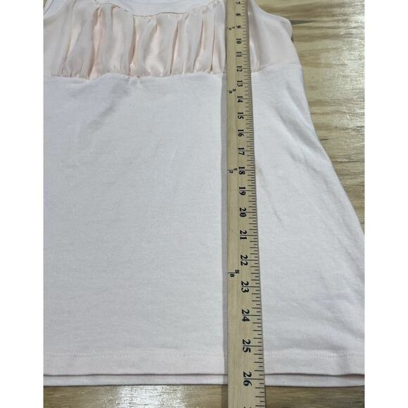 Express Y2K Babydoll Top Women M Pink Tank Tunic Fairy Chiffon Feminine - Picture 7 of 7